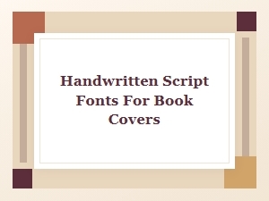 Elegant Handwritten Scripts for Classic Book Covers