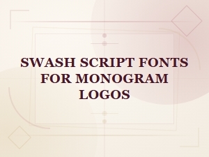 Elevating Logos with Swash Script Font Flourishes