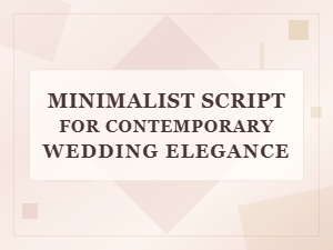 Mastering Modern Elegance with Minimalist Script Fonts